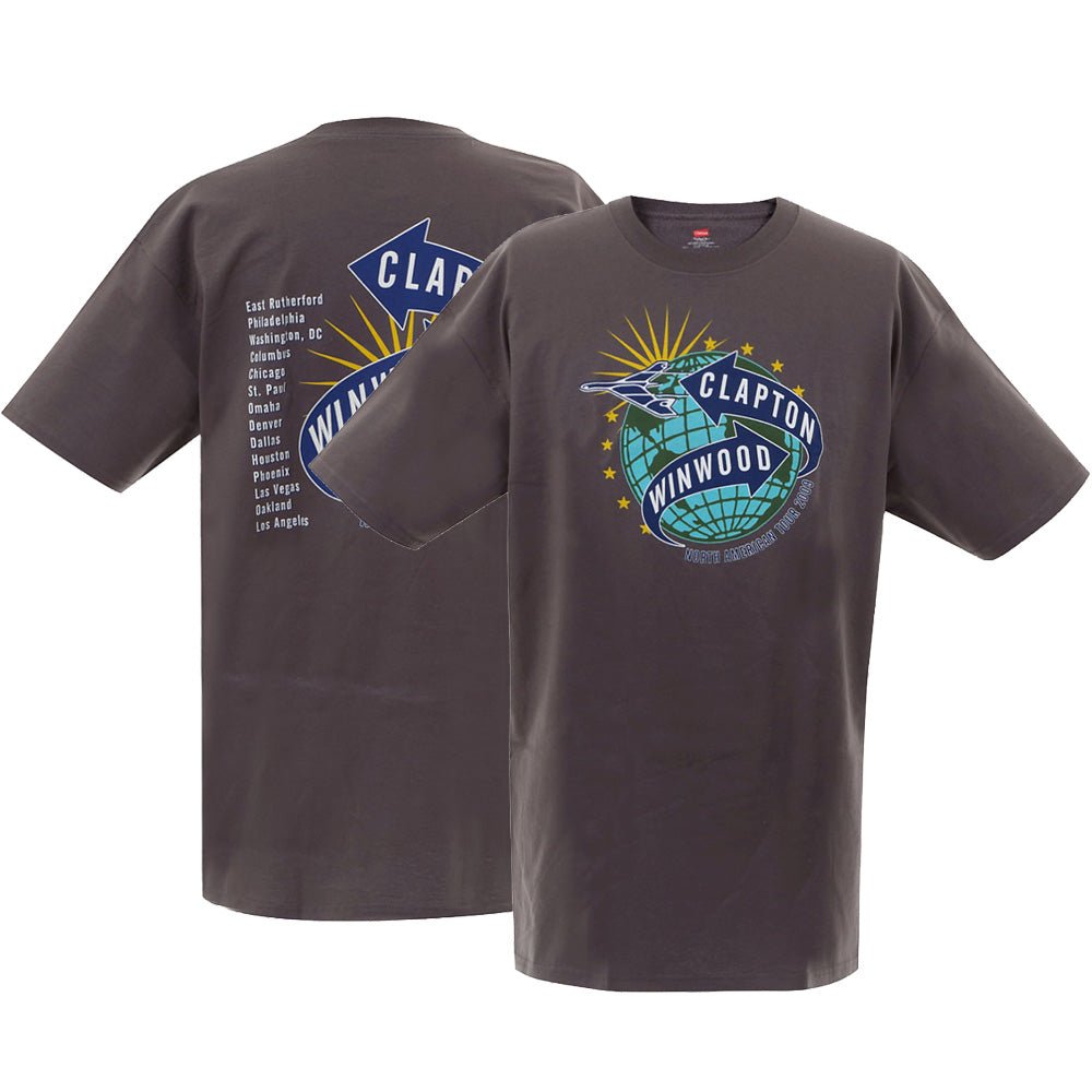 ERIC CLAPTON エリッククラプトン - Clapton / Winwood Arrow 2009 / バックプリントあり / 会場限定商品 / レア / Tシャツ / メンズ - PGS